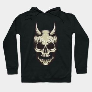 Devil Skull Illustration Hoodie